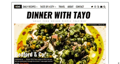 Desktop Screenshot of dinnerwithtayo.com